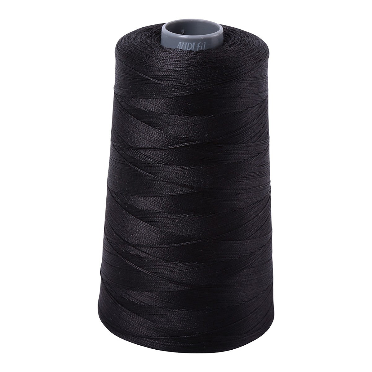 Mako Cotton Embroidery Thread 28wt 3609yds Very Dark Grey