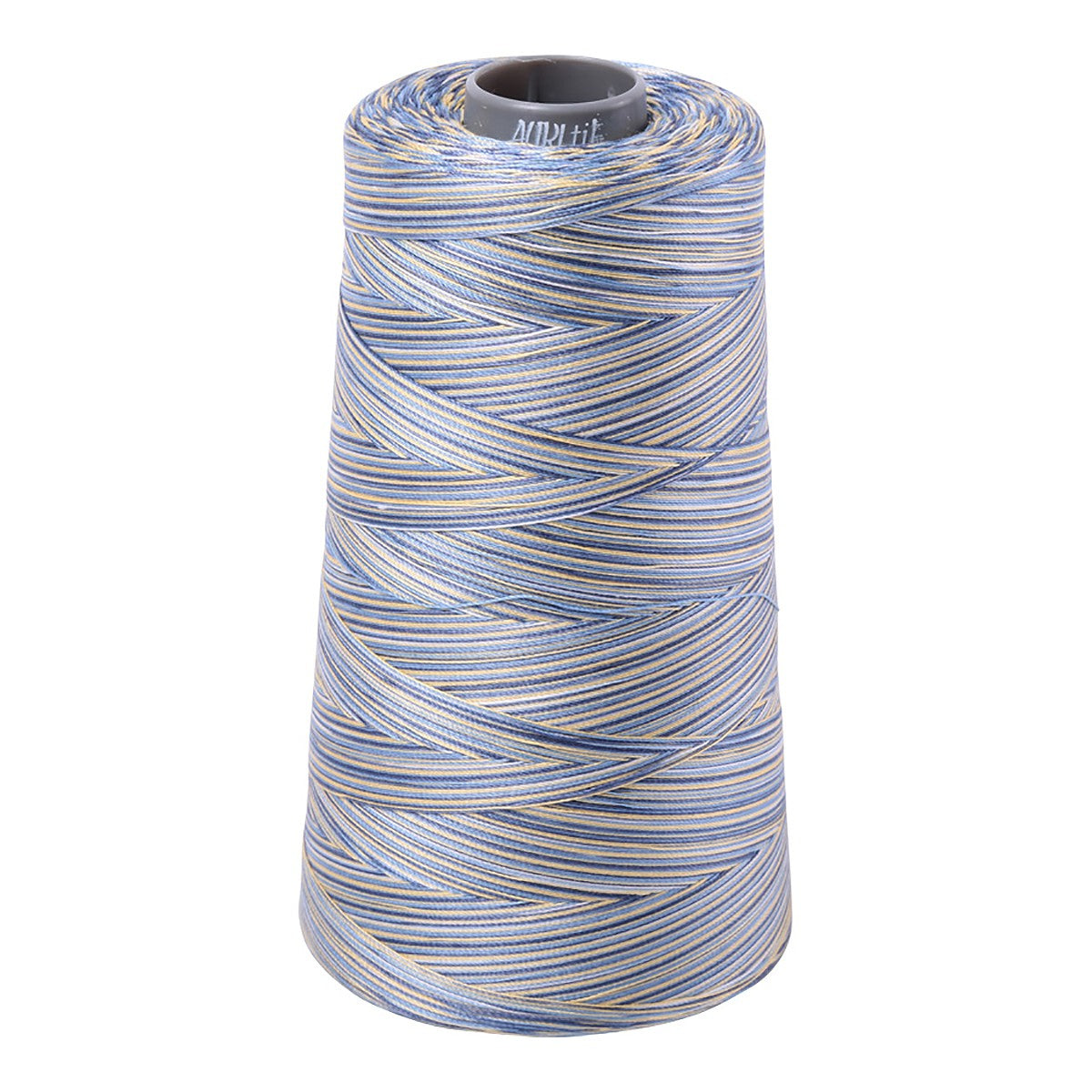Mako Cotton Embroidery Thread 28wt 3609yds Variegated Lemon Blueberry