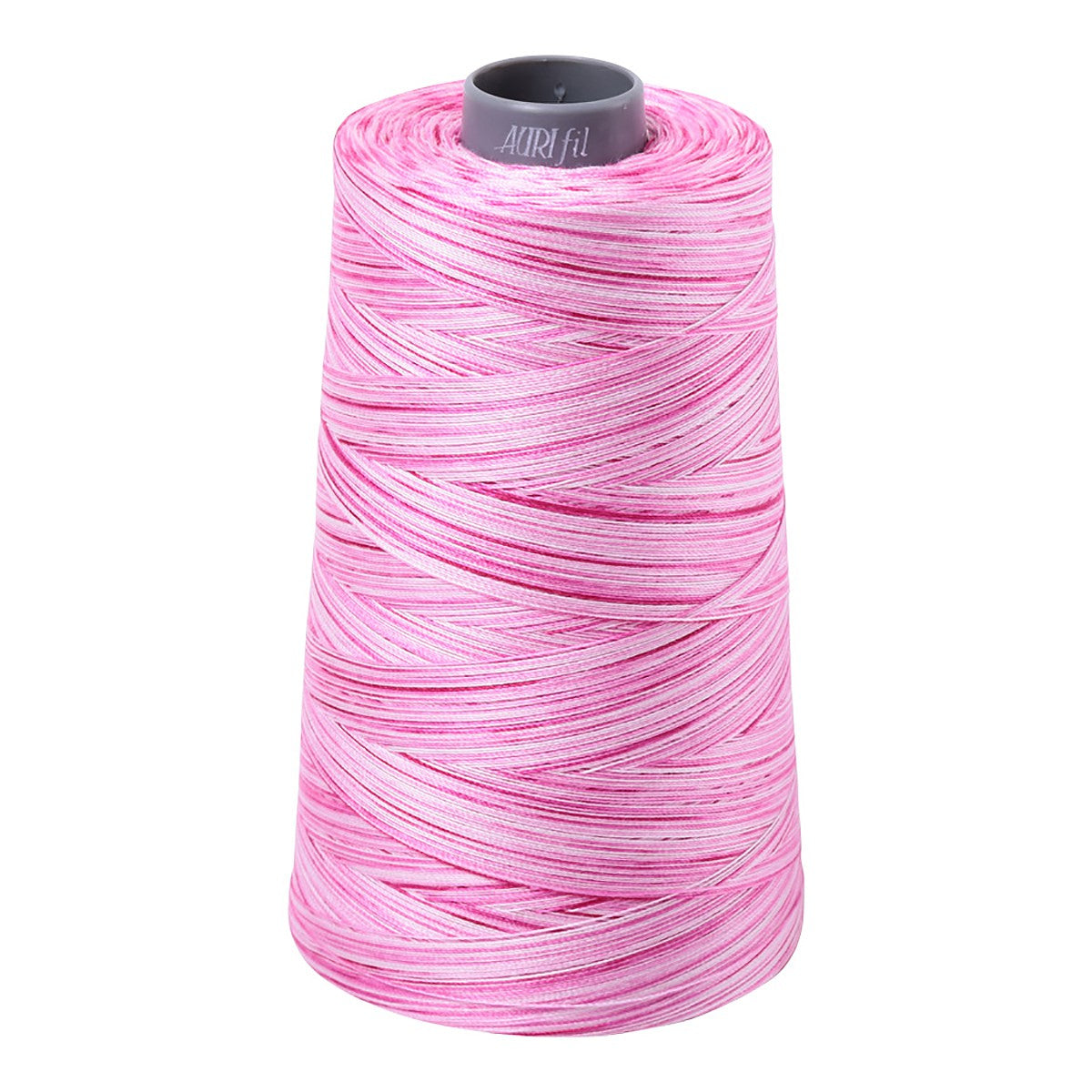Mako Cotton Embroidery Thread 28wt 3609yds Variegated Pink Taffy