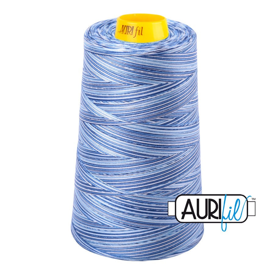 Mako Cotton 3-ply Longarm Thead 40wt 3280yds Storm at Sea