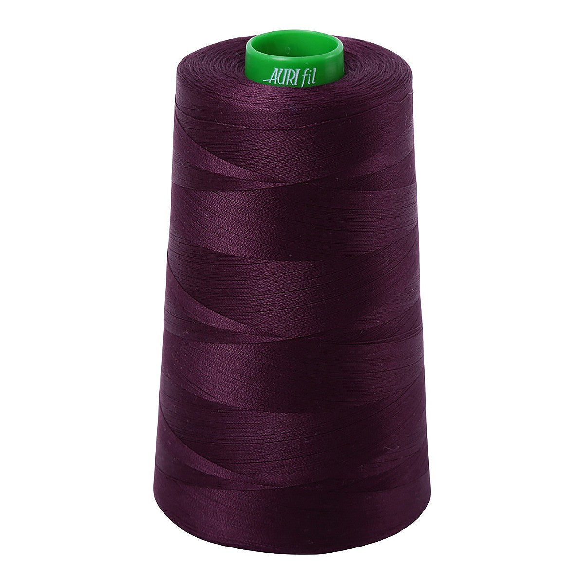 Mako Cotton Embroidery Thread 40wt 5140yds Very Dark Eggplant