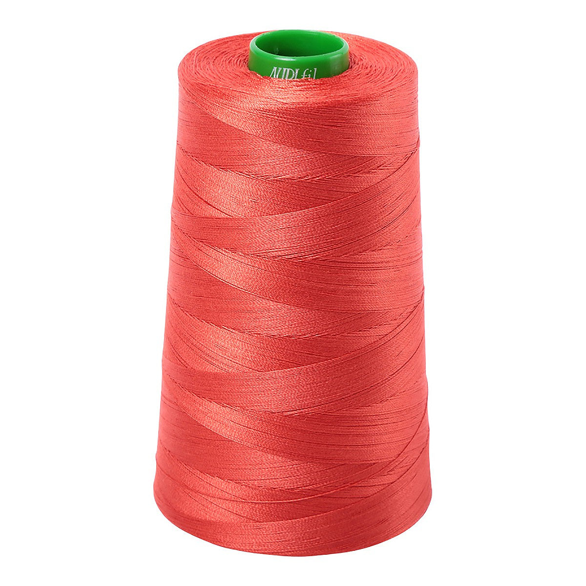 Mako Cotton Embroidery Thread 40wt 5140yds Light Red Orange