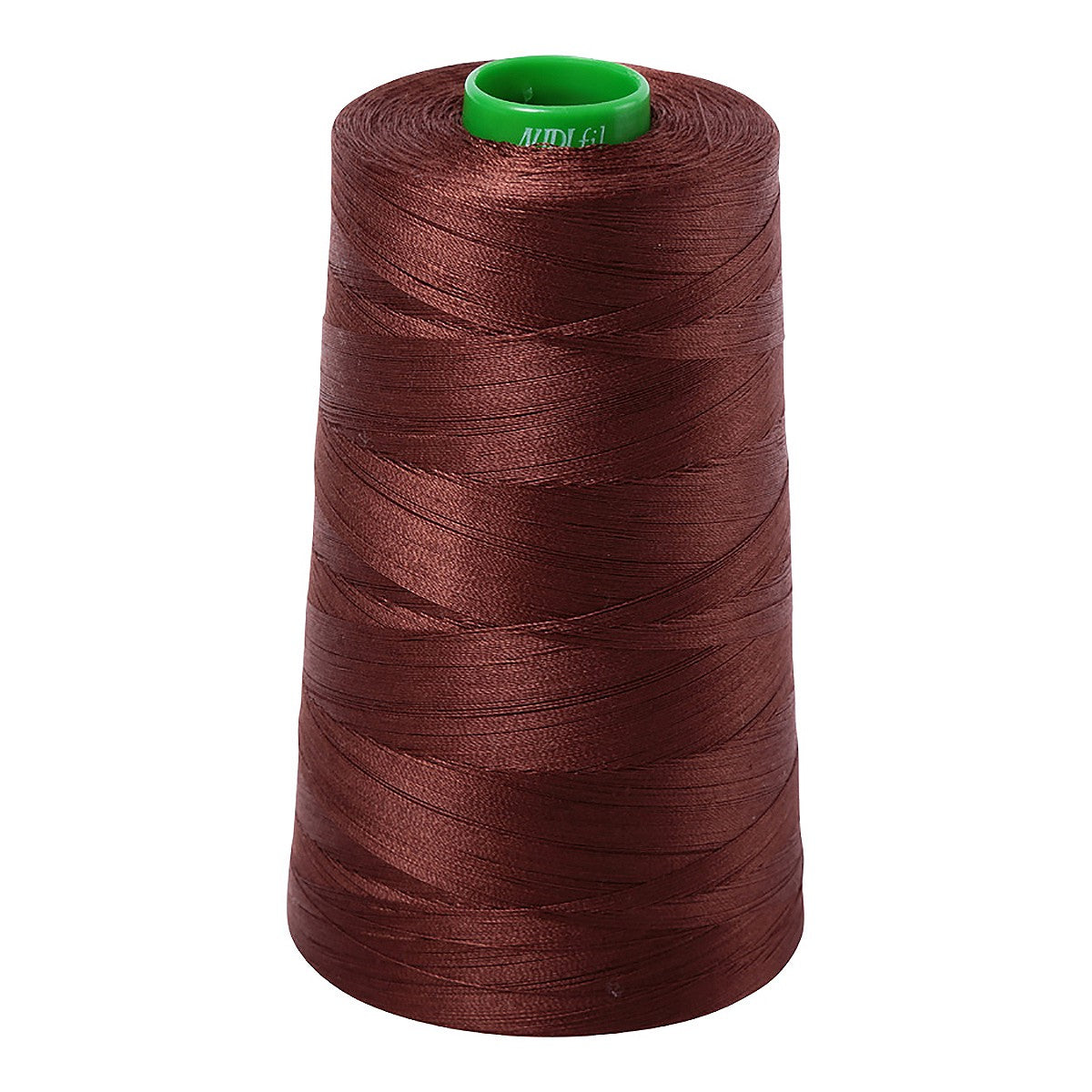 Mako Cotton Embroidery Thread 40wt 5140yds Chocolate