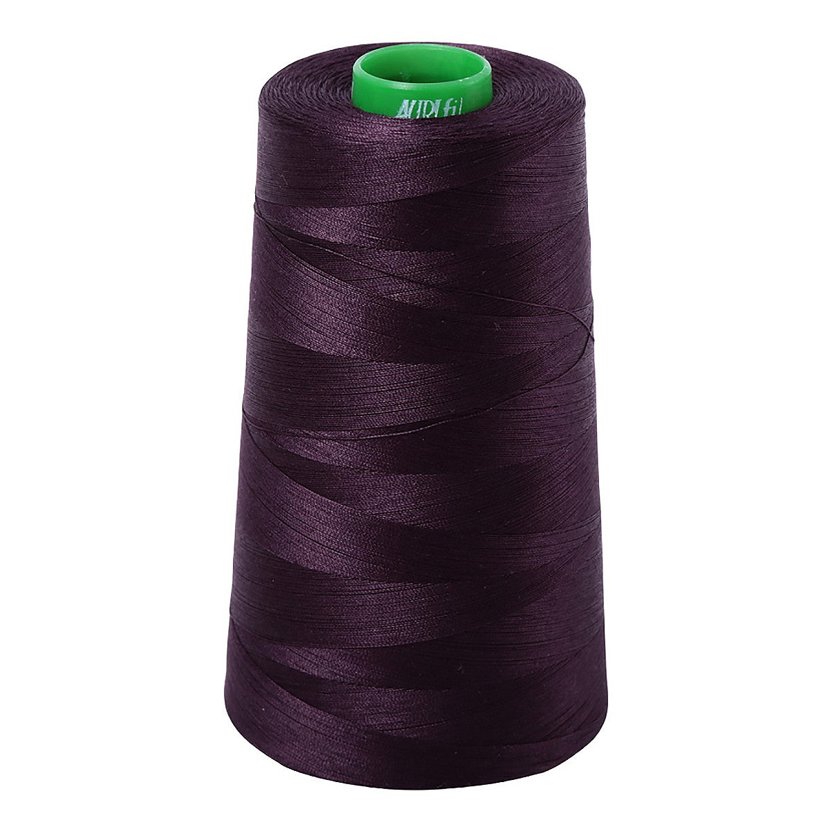 Mako Cotton Embroidery Thread Solid 40wt 5140yds Aubergine