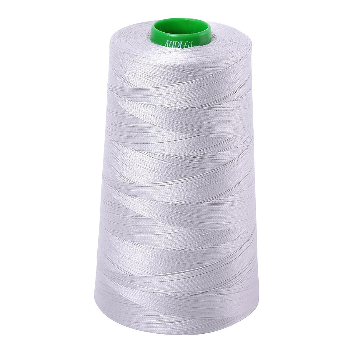 Mako Cotton Embroidery Thread Solid 40wt 5140yds Aluminum