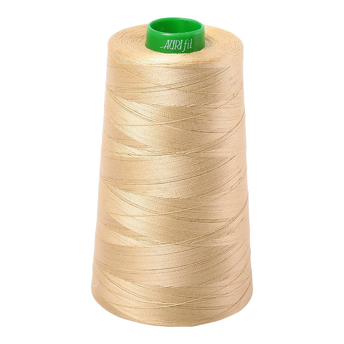 Mako Cotton Embroidery Thread 40wt 5140yds Very Light Brass