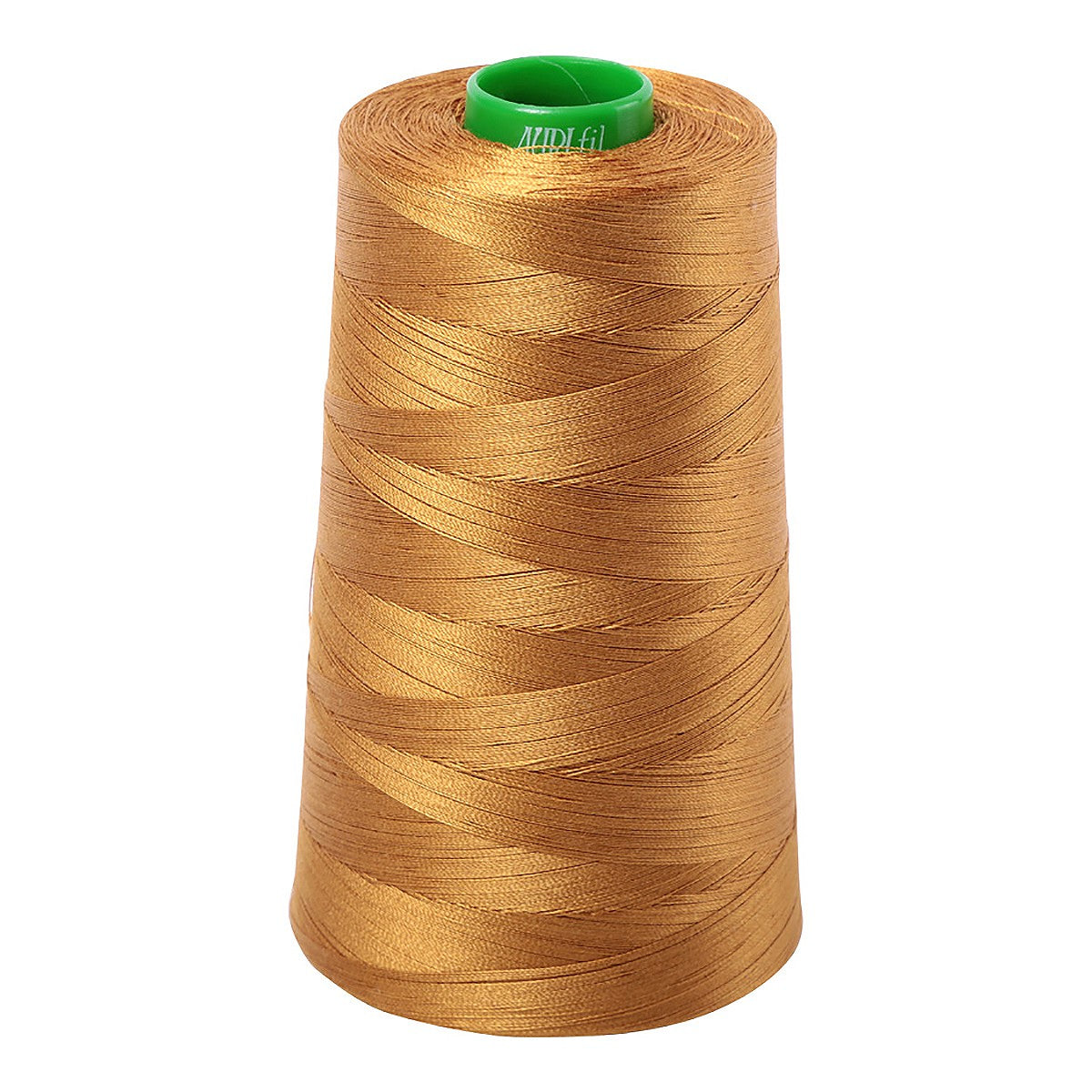 Mako Cotton Embroidery Thread 40wt 5140yds Brass