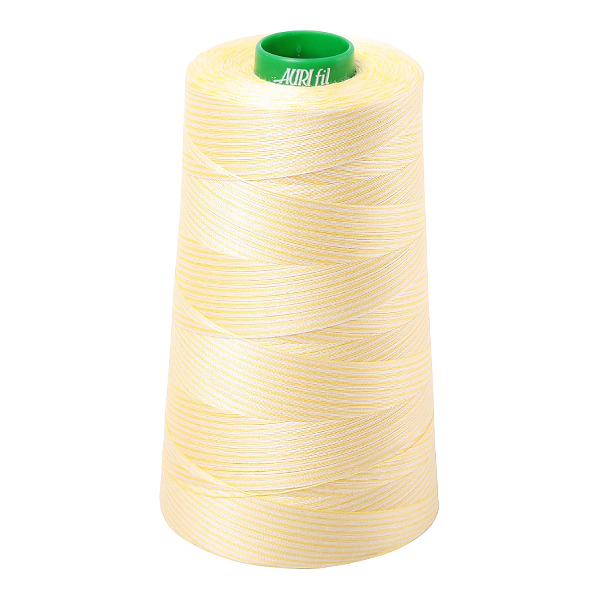 Mako Cotton Embroidery Thread 40wt 5140yds Variegated Lemon Ice