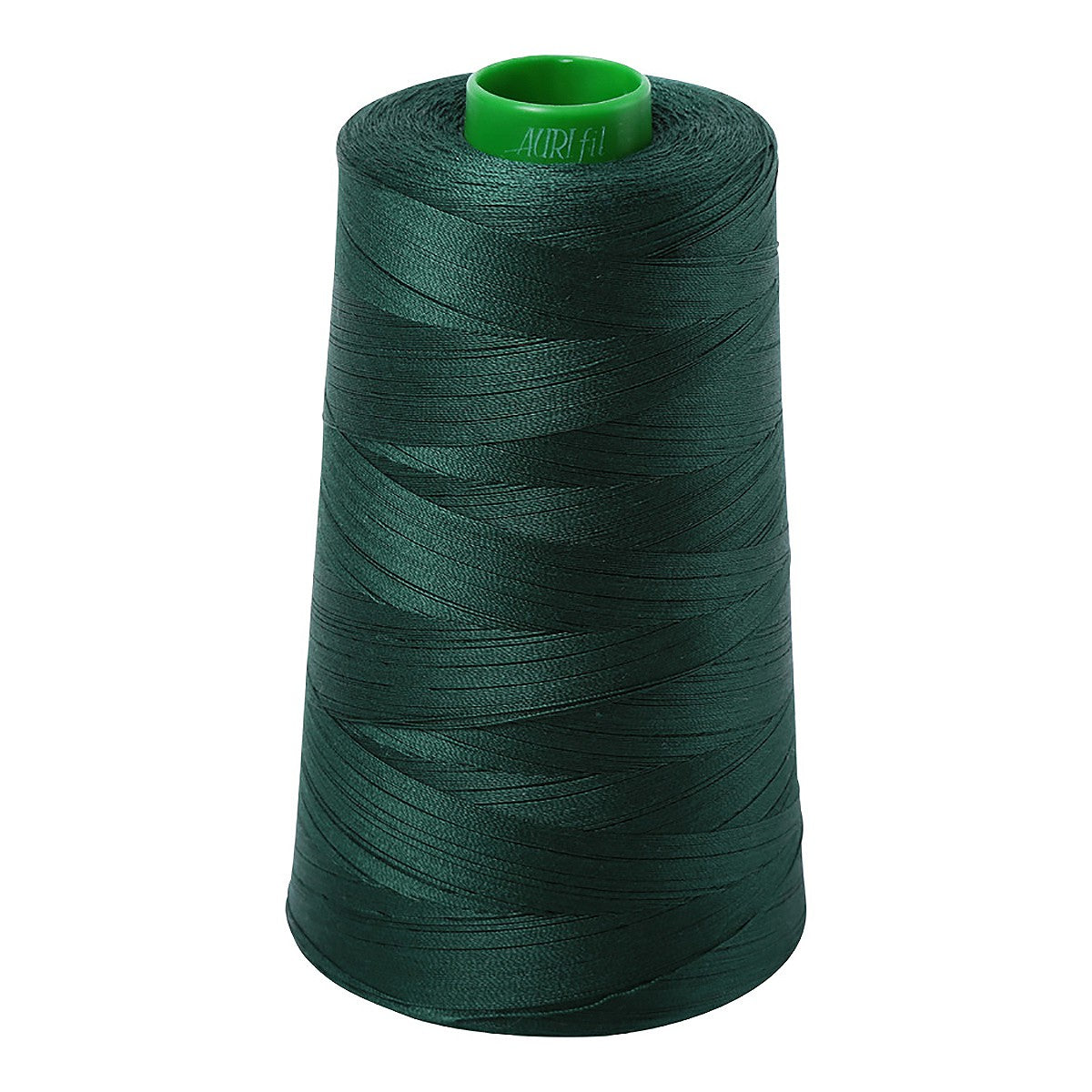 Mako Cotton Embroidery Thread 40wt 5140yds Forest Green