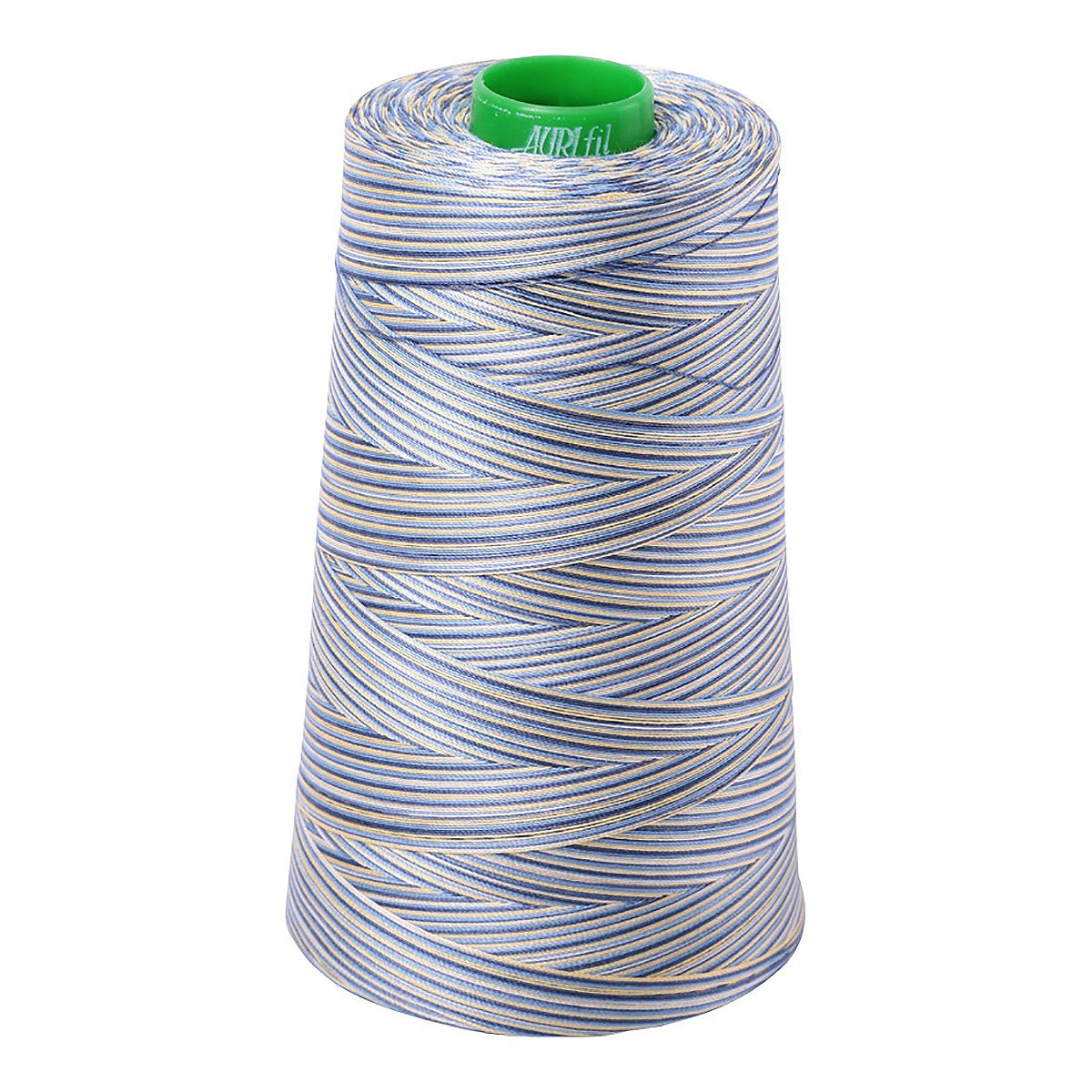 Mako Cotton Embroidery Thread 40wt 5140yds Variegated Lemon Blueberry