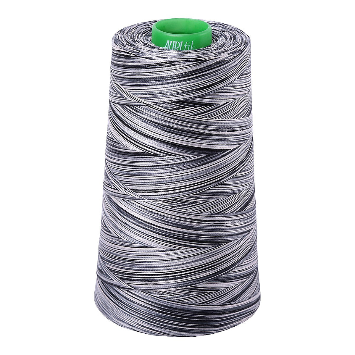Mako Cotton Embroidery Thread 40wt 5140yds Variegated Graphite
