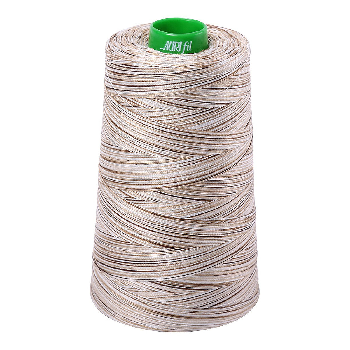 Mako Cotton Embroidery Thread 40wt 5140yds Variegated Nutty Nougat