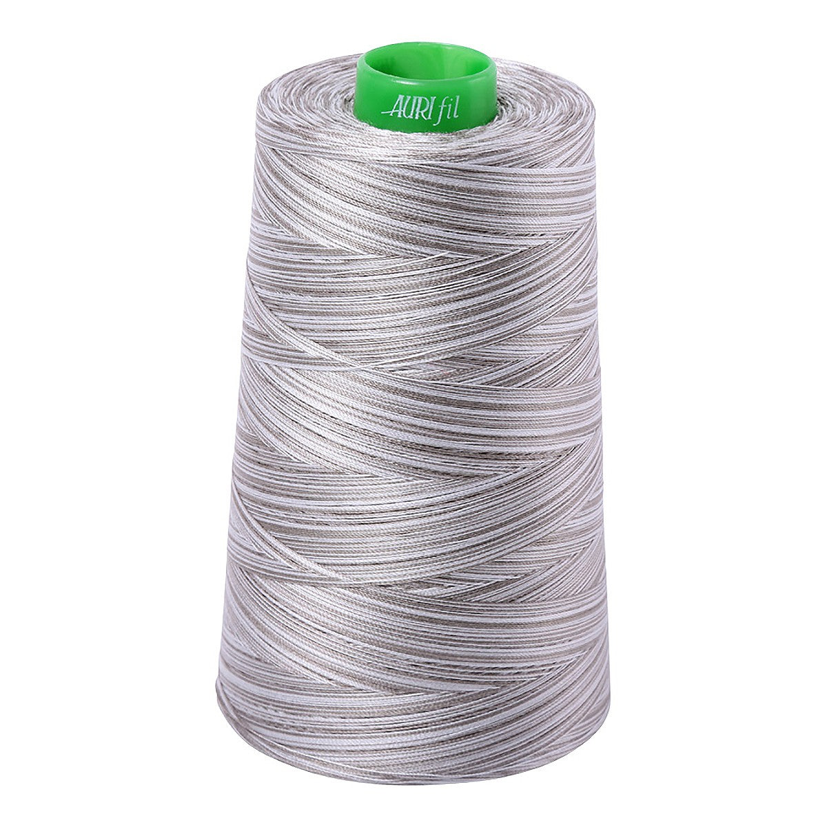 Mako Cotton Embroidery Thread Variegated 40wt 5140yds Silver Fox