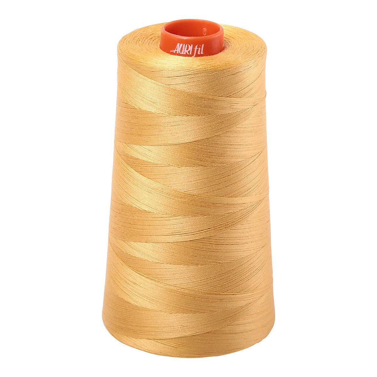 Mako Cotton Embroidery Thread Solid 50wt 6452yds Spun Gold