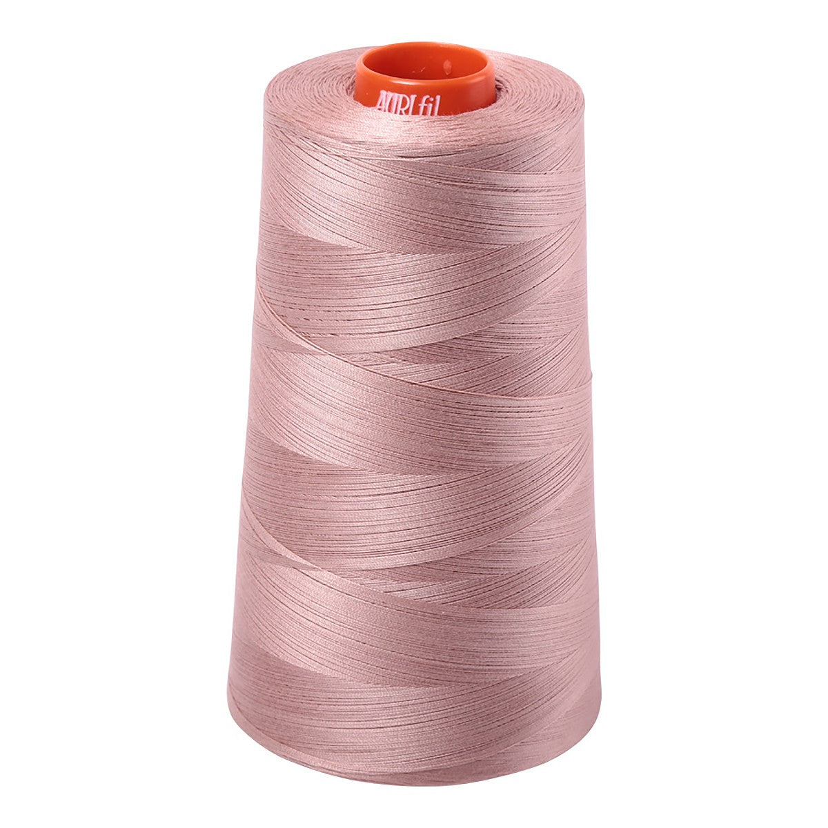 Mako Cotton Embroidery Thread Solid 50wt 6452yds Antique Blush