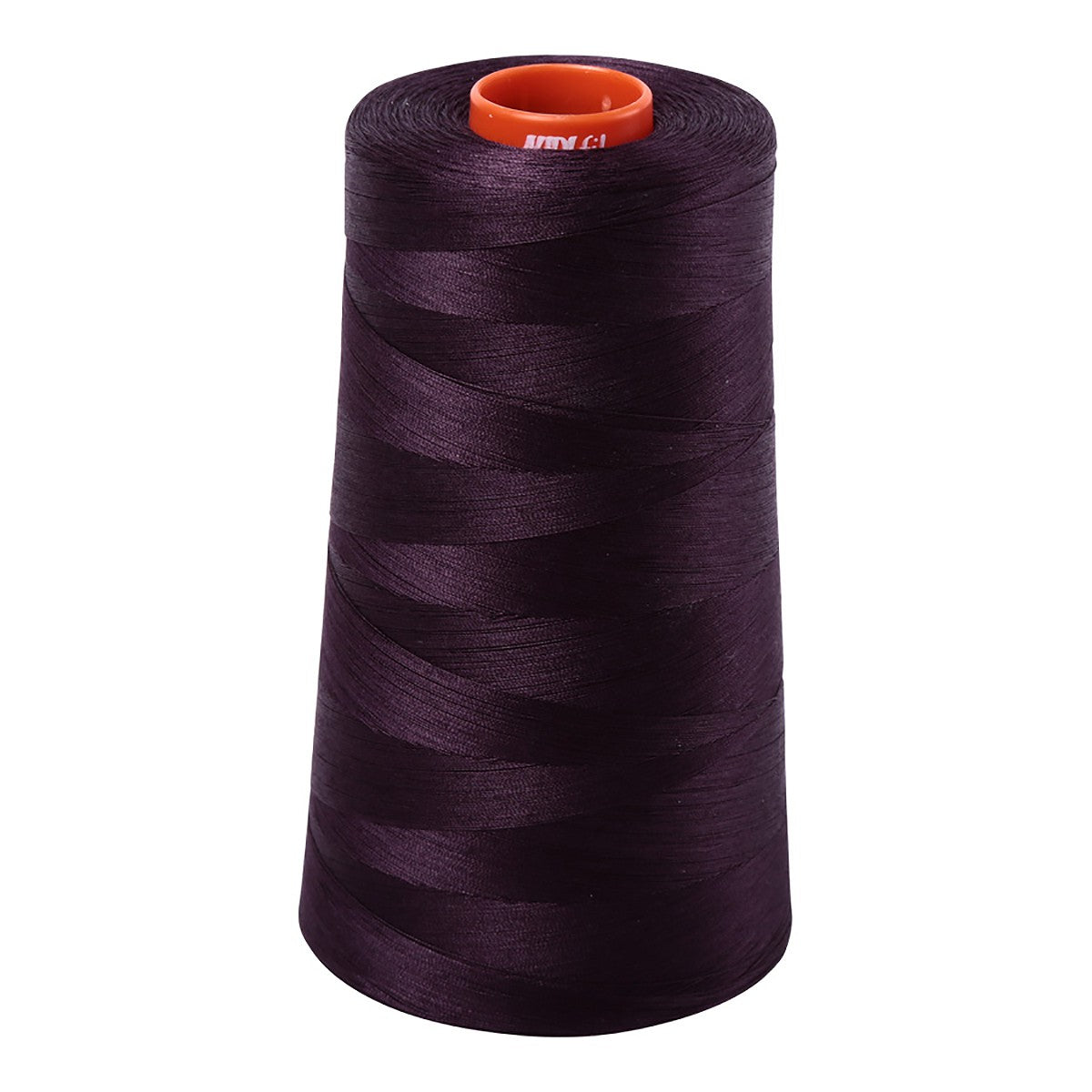 Mako Cotton Embroidery Thread Solid 50wt 6452yds Aubergine