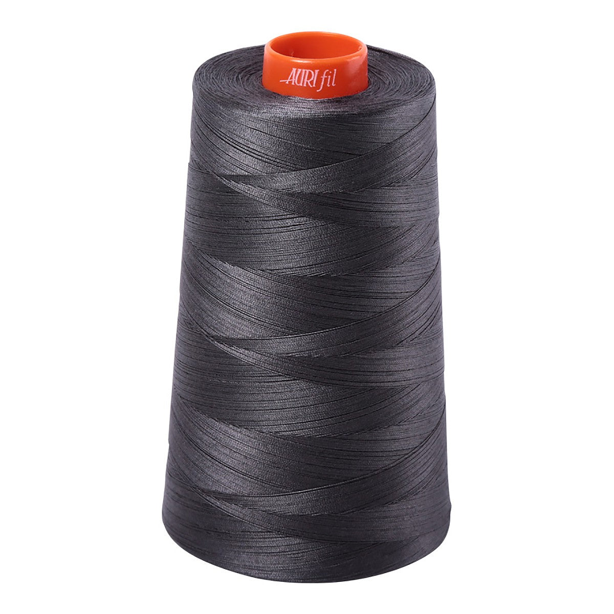 Mako Cotton Embroidery Thread Solid 50wt 6452yds Dark Pewter