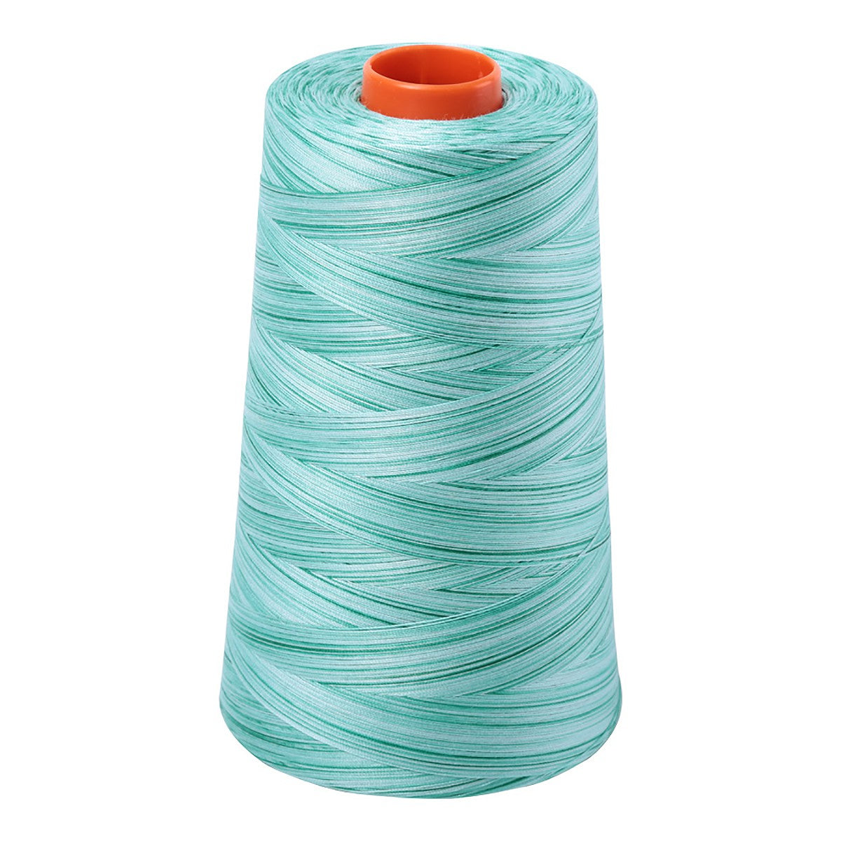 Mako Cotton Embroidery Thread 50wt 6452yds Variegated Crème de Menthe