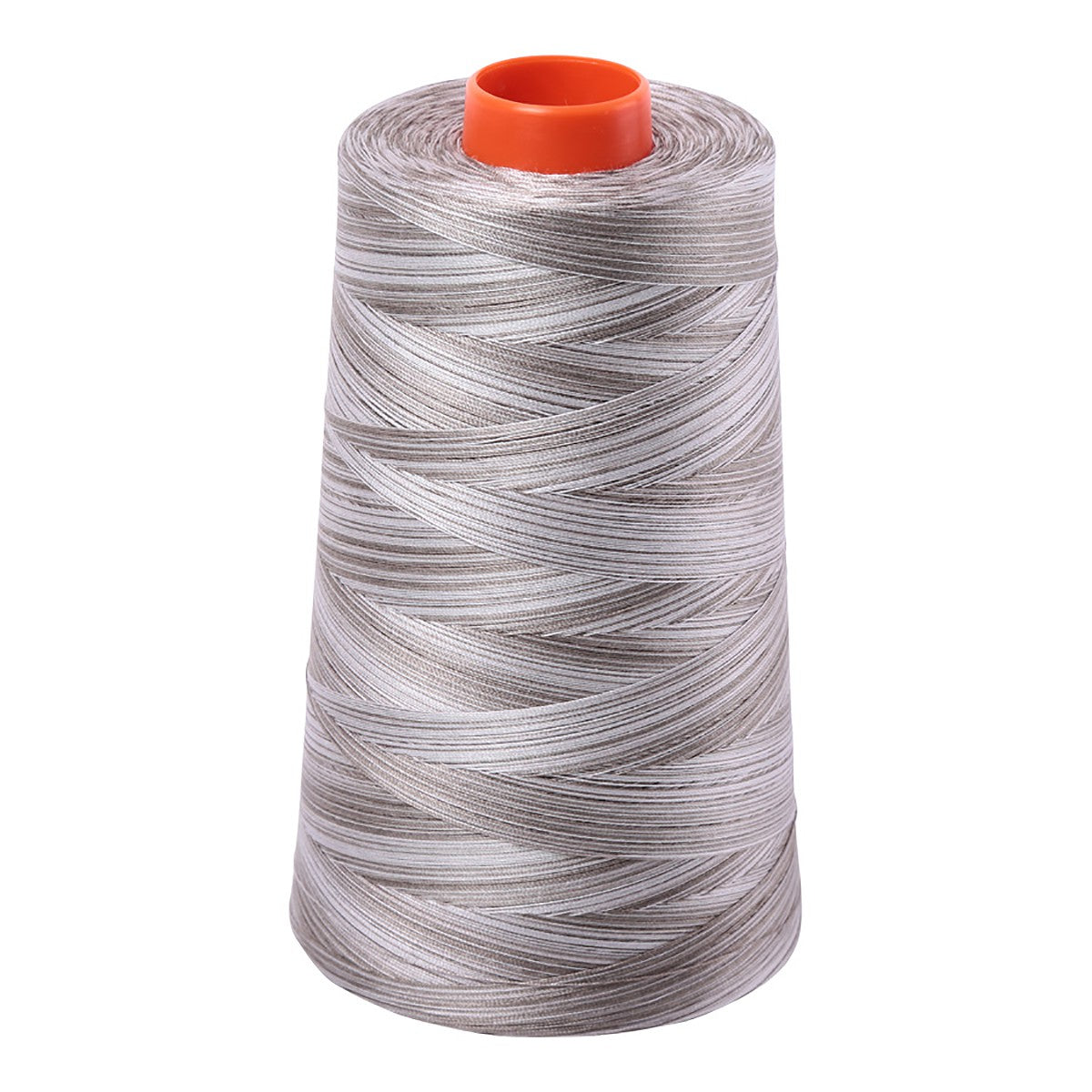 Mako Cotton Embroidery Thread Variegated 50wt 6452yds Silver Fox
