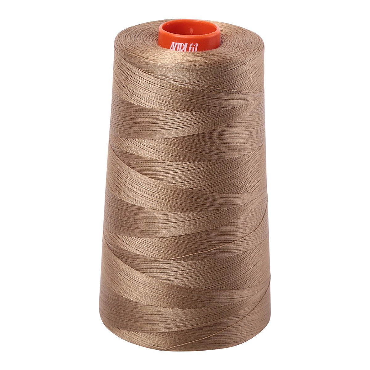 Mako Cotton Embroidery Thread Solid 50wt 6452yds Toast