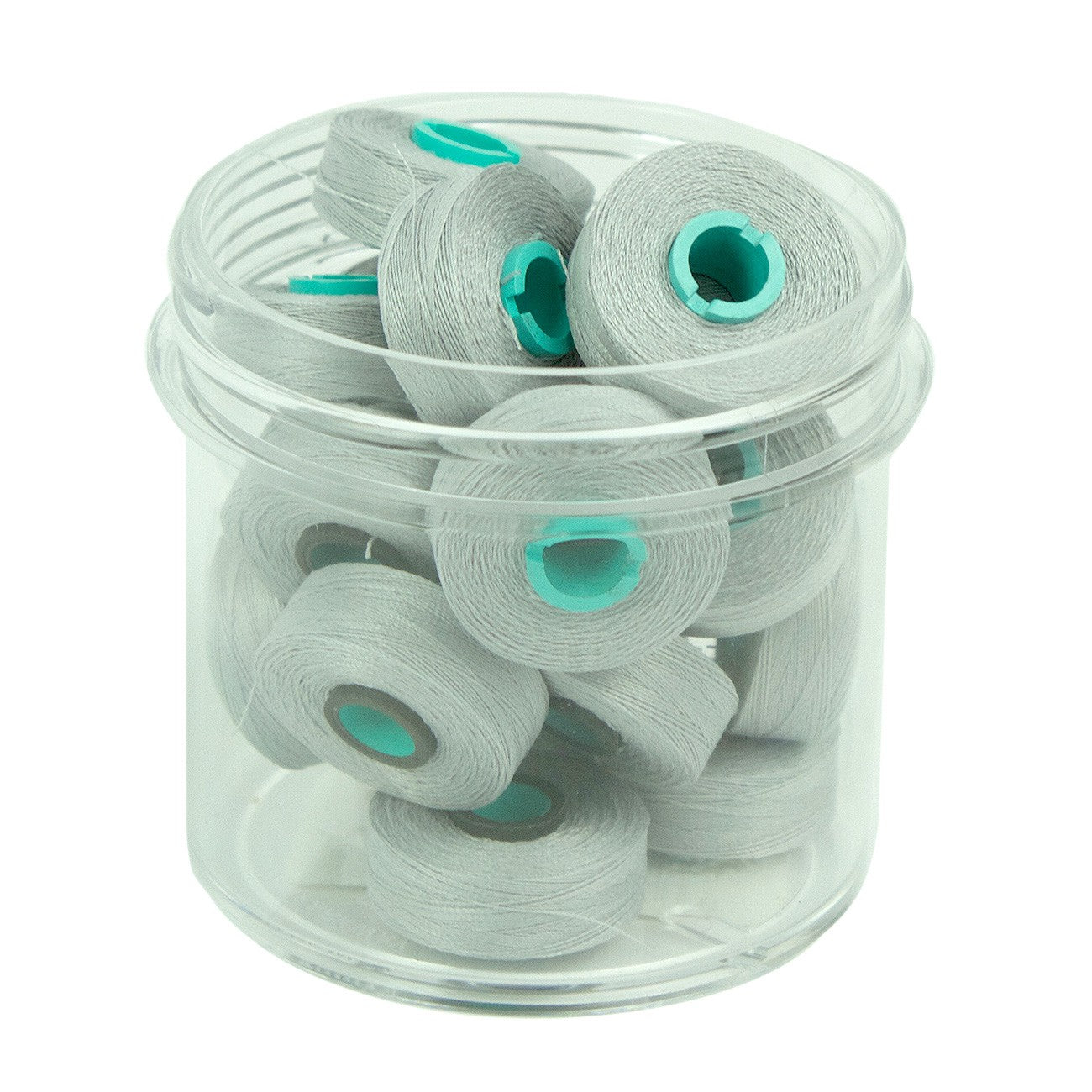 Magna-Quilt Delights Style L 74yd Pre-wound Bobbin Light Gray 20 Jar