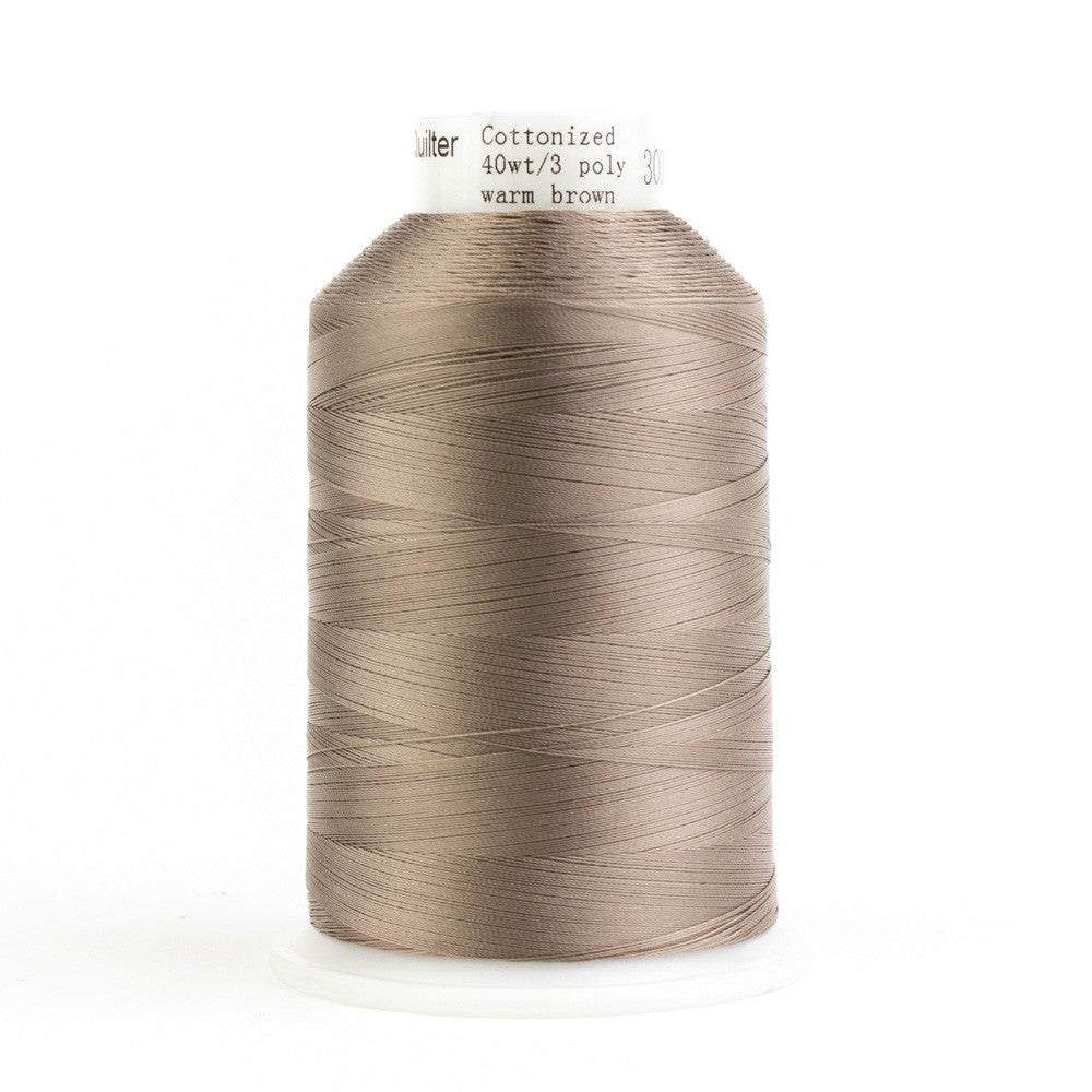 Master Quilter Soft Polyester 40wt 2743m Warm Brown