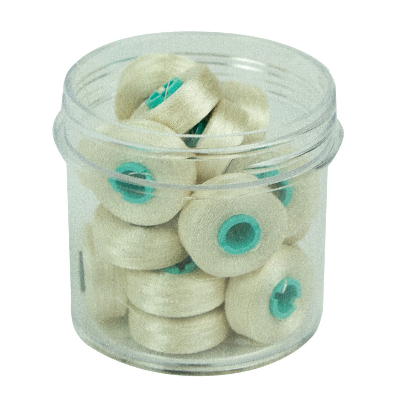 Magna-Quilt Delights Style L 74yd Pre-wound Bobbins Cream 20 Jar