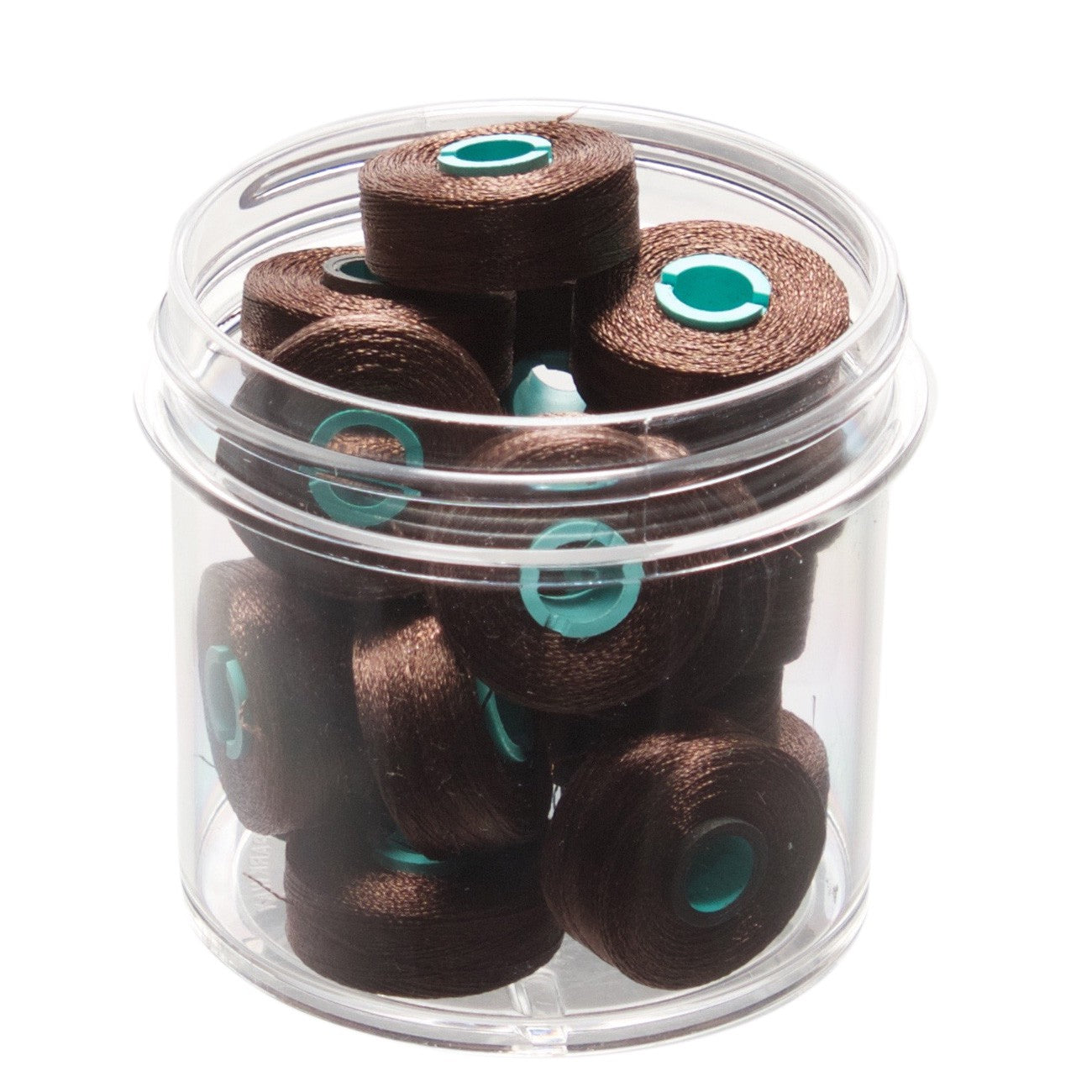 Magna-Quilt Delights Style L 74yd Pre-wound Bobbin Dark Brown 20 Jar