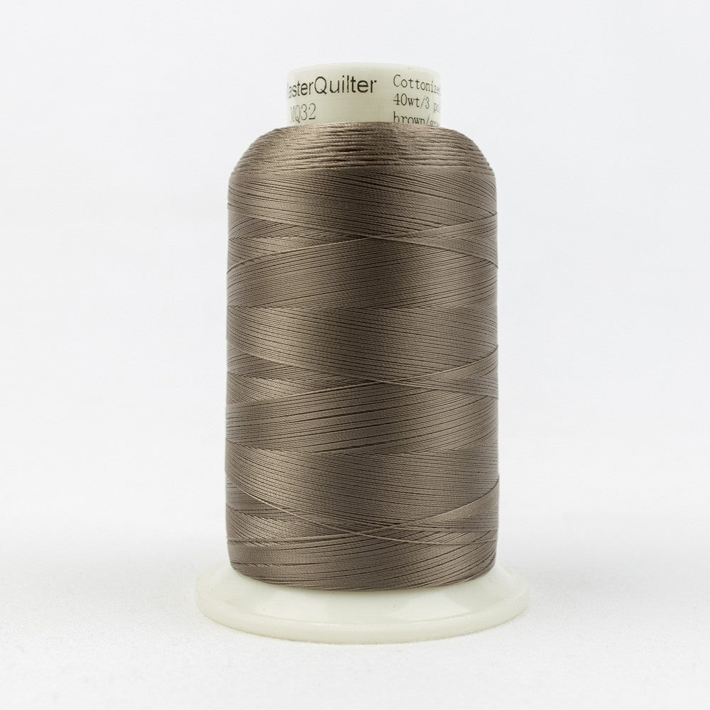 Master Quilter Soft Polyester 40wt 2743m Brown Grey