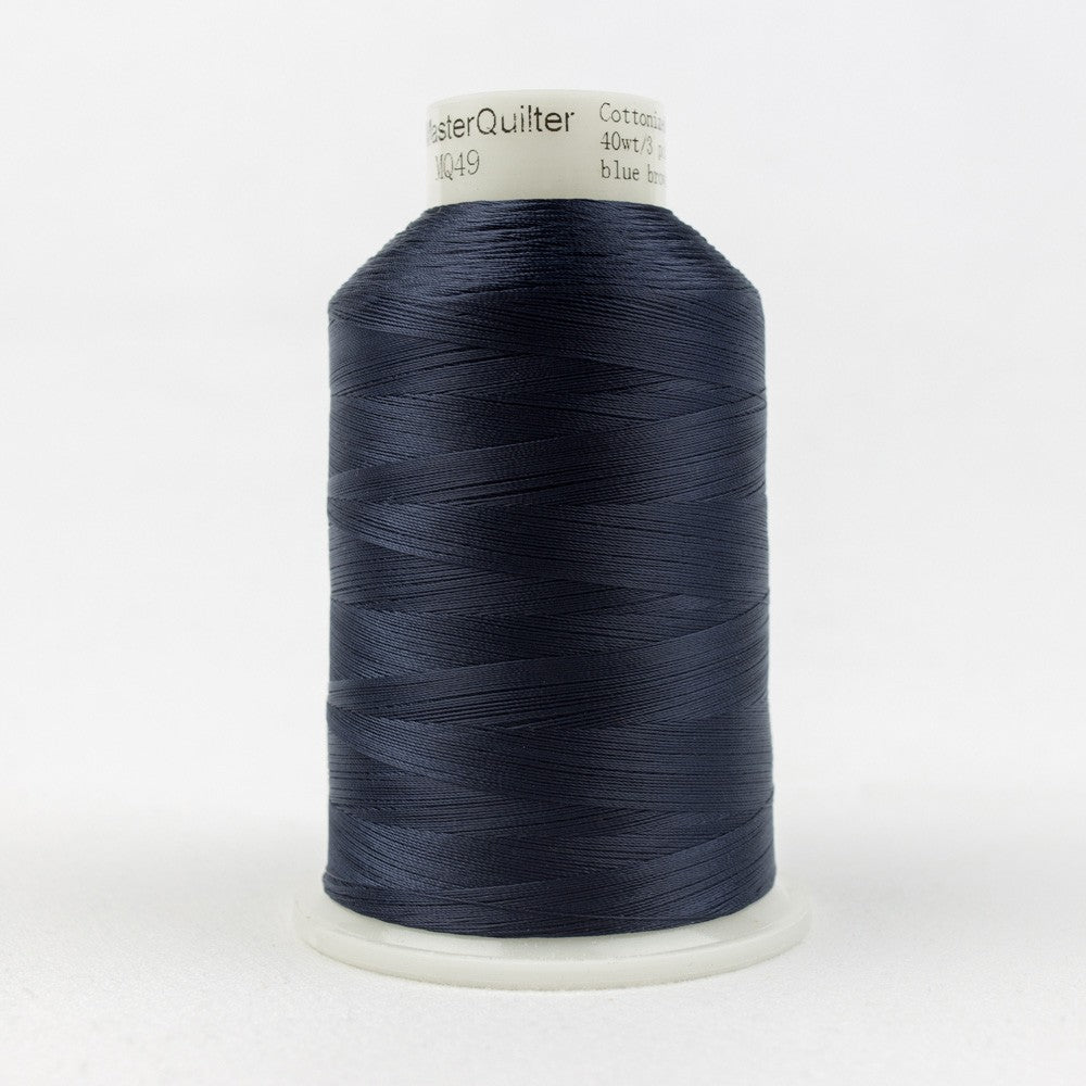 Master Quilter Soft Polyester 40wt 2743m Blue Brown