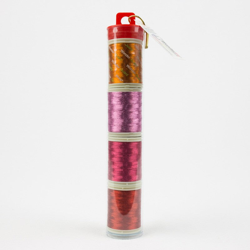 Spotlite 40wt Rayon Metallic 150m Tube 4spls Pink