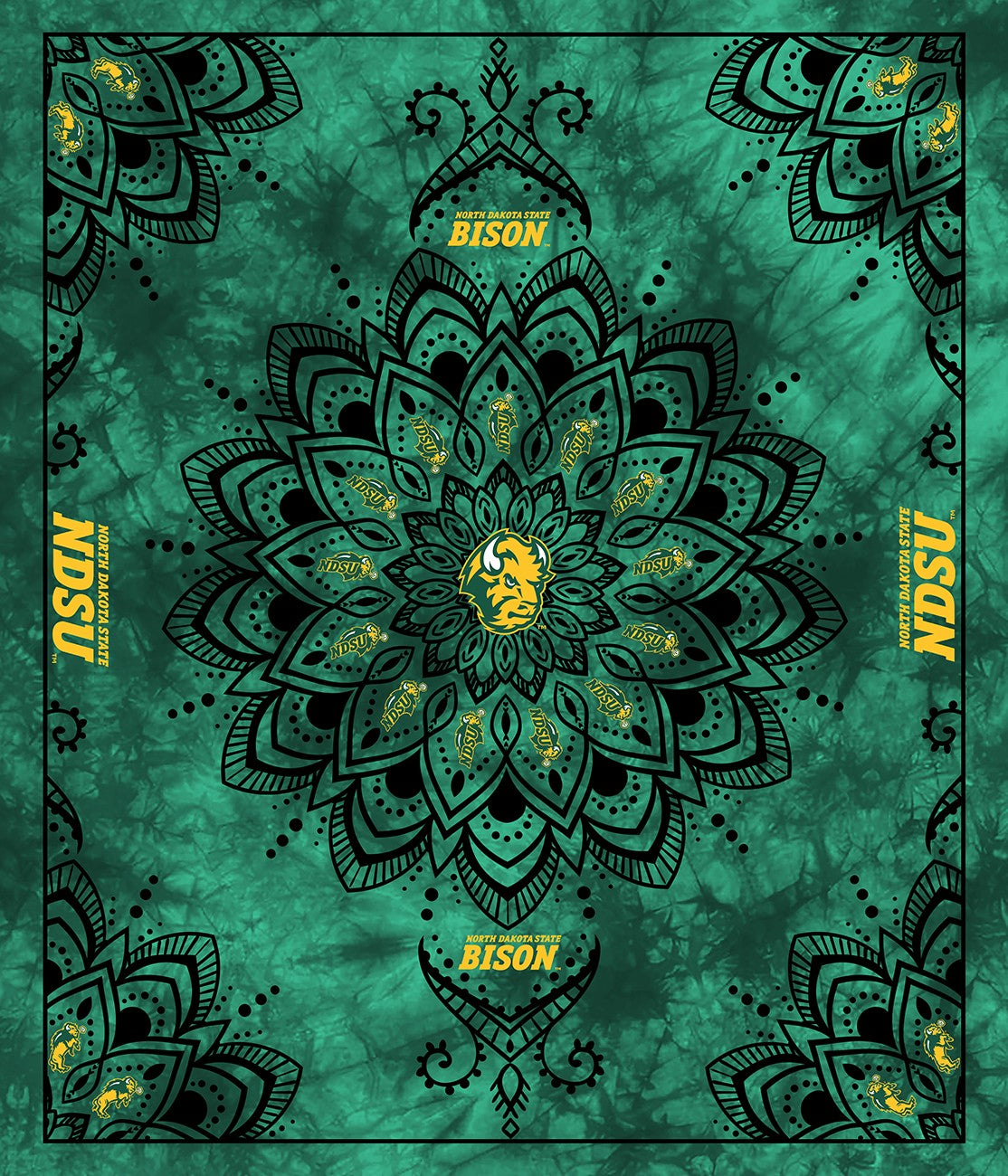 NCAA North Dakota State Collegiate Tapestry Belly Band 48inX56in