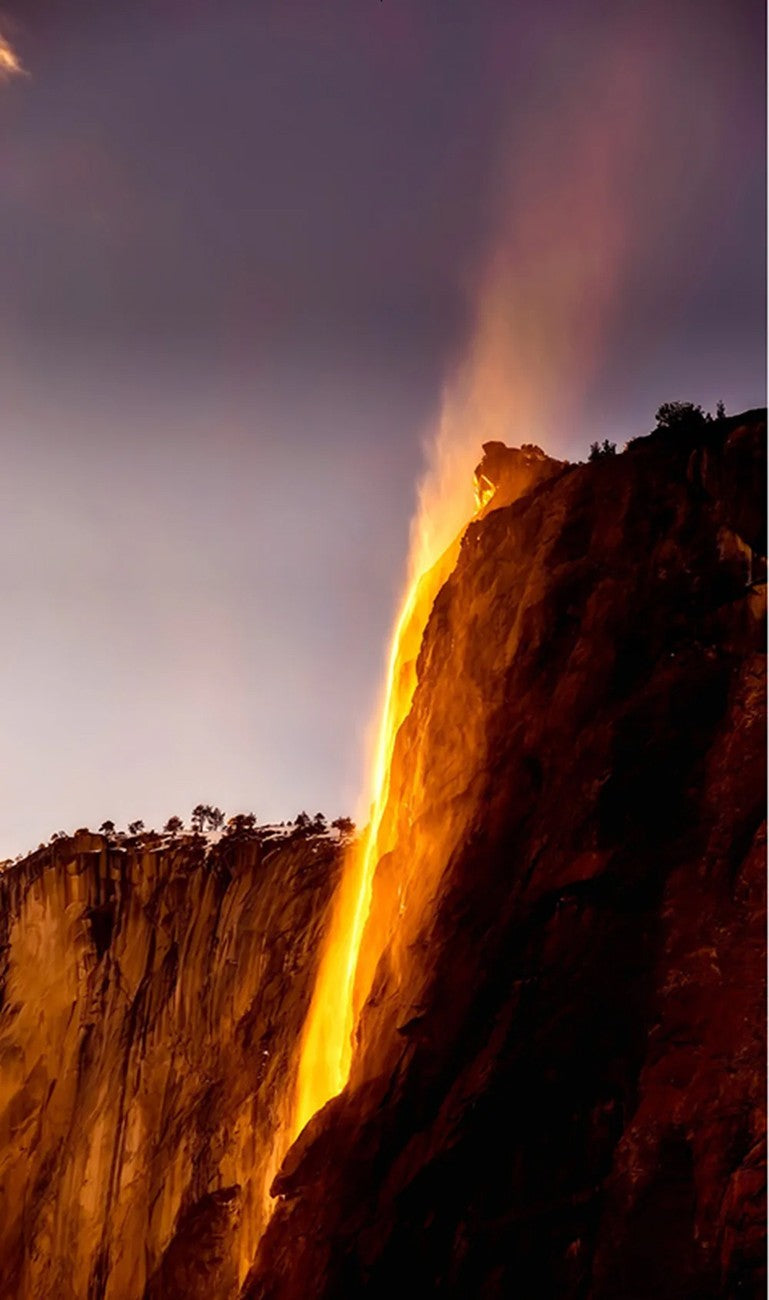 Yosemite Firefall Panel 35.25in x 20.25in
