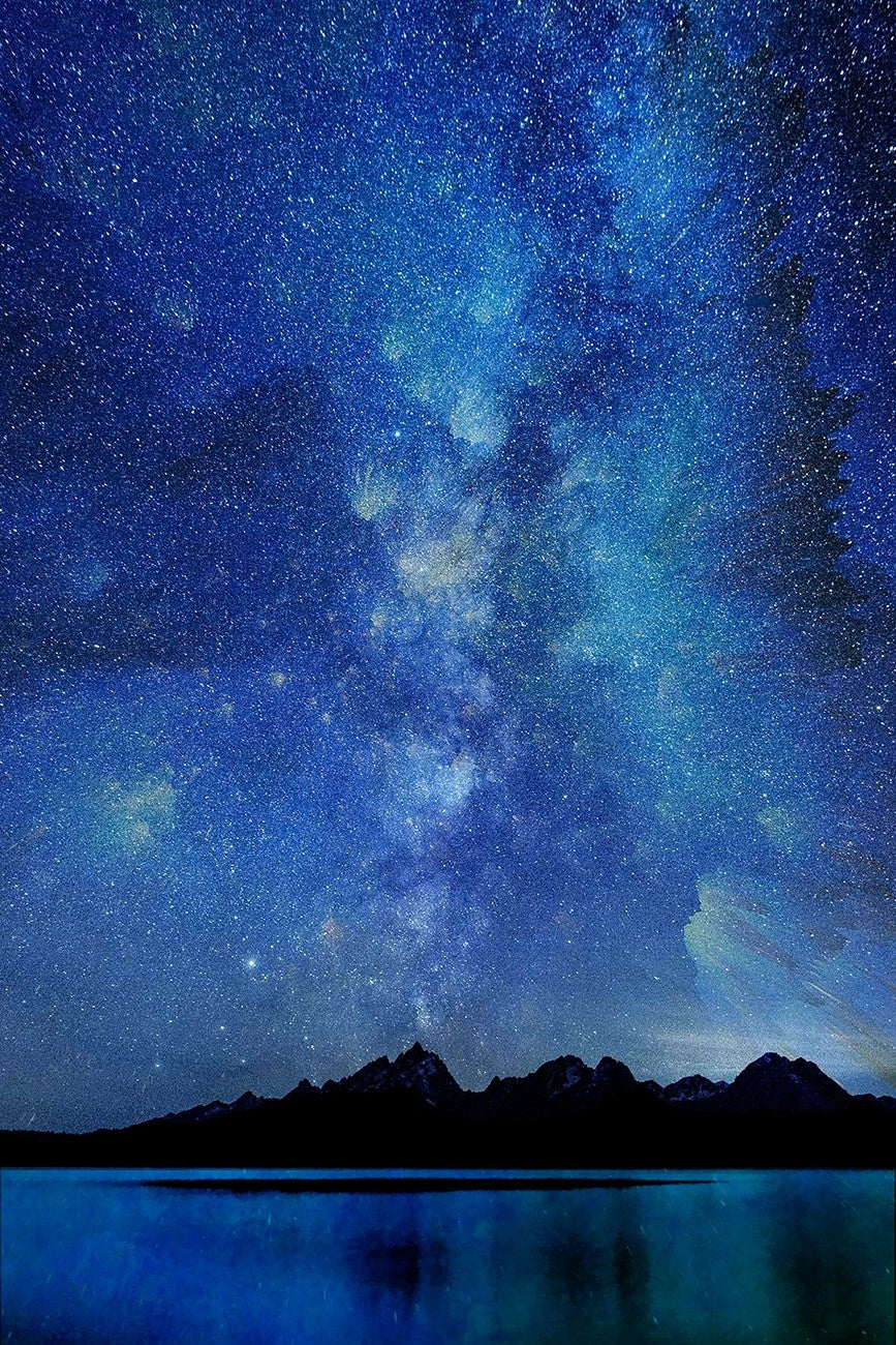Milky Way Over Jenny Lake 20x30in Panel
