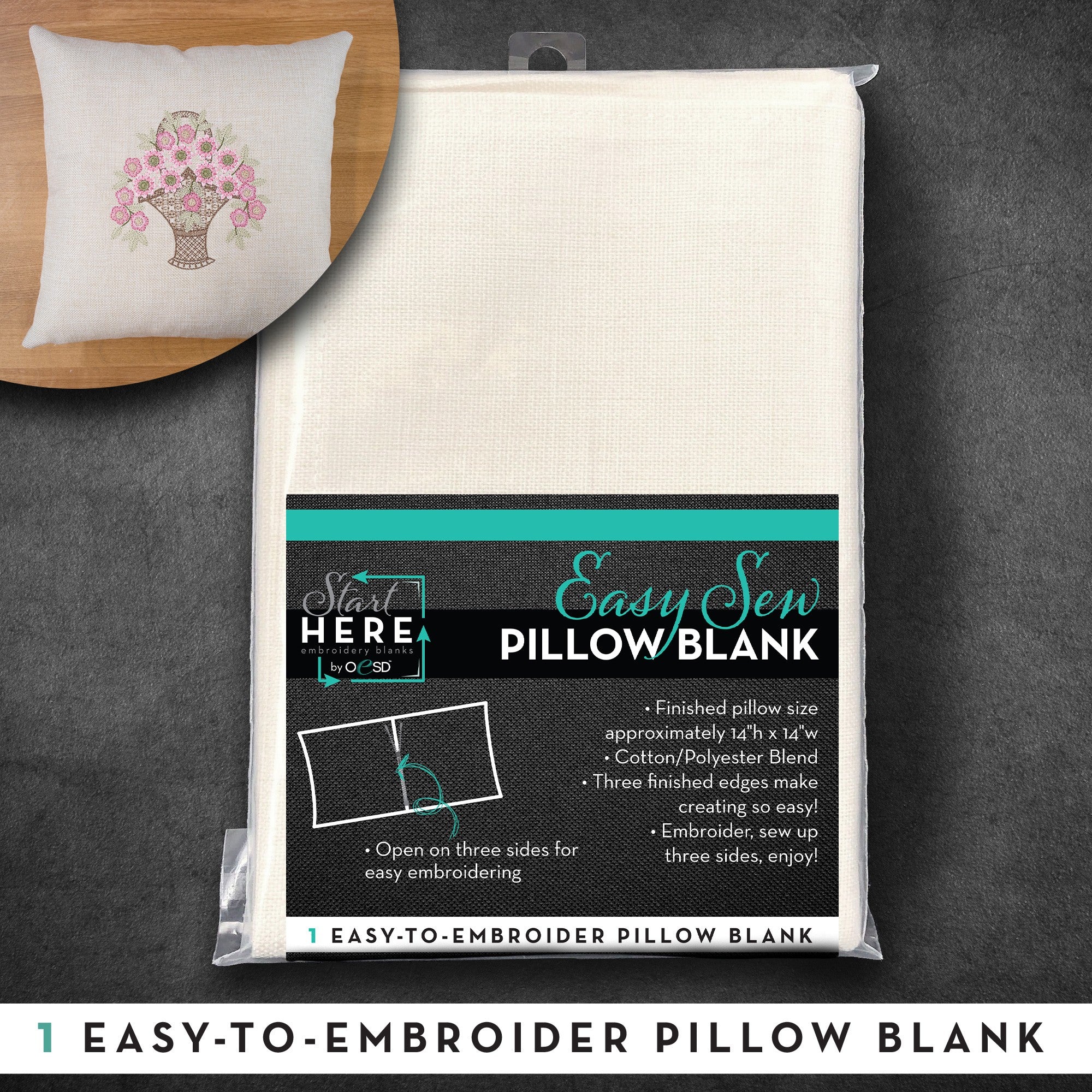 Pillow Case Linen 14in x 14in