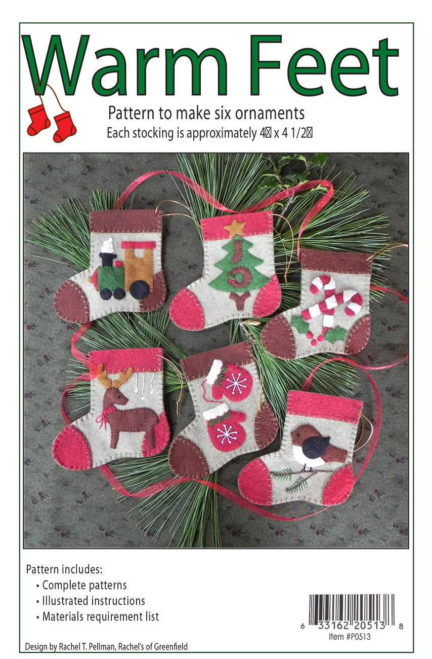 Warm Feet Ornaments