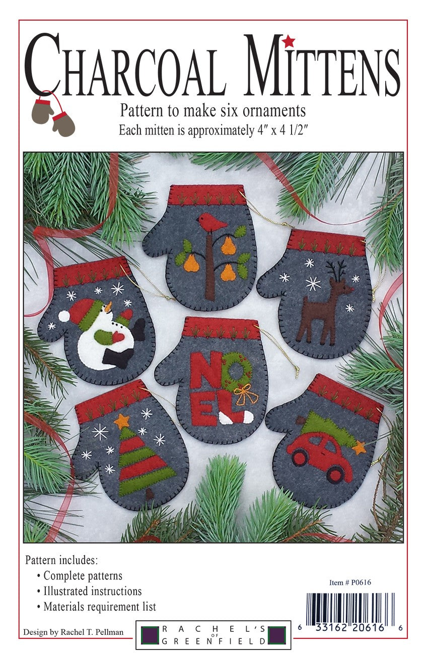 Charcoal Mittens