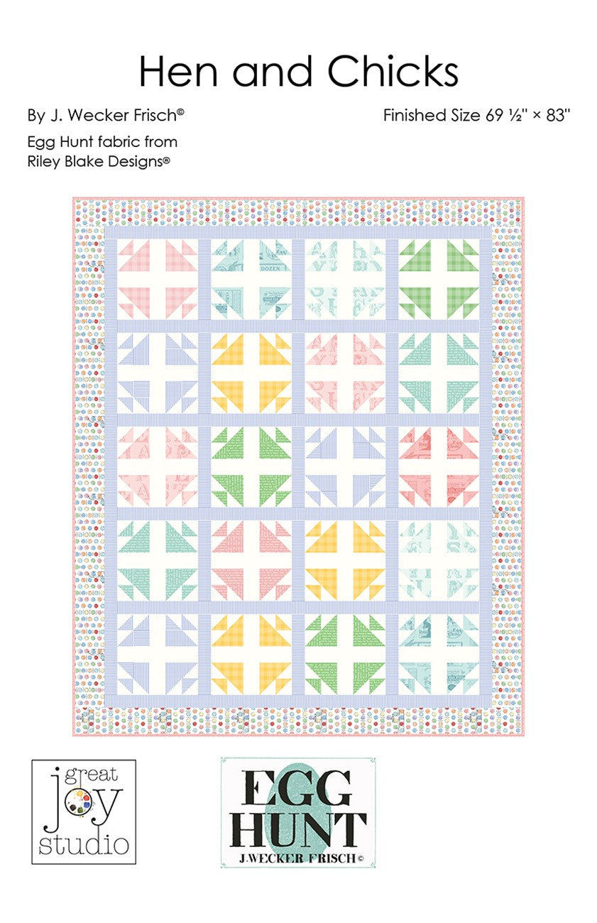 J. Wecker Frisch Hen and Chicks Quilt Pattern