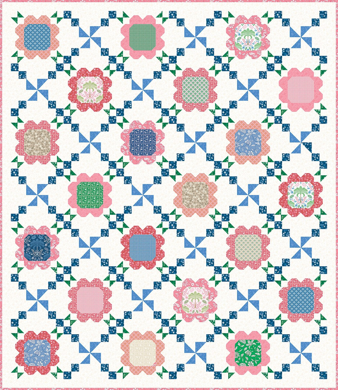 Amanda Niederhauser Palmetto Blooms Quilt Pattern