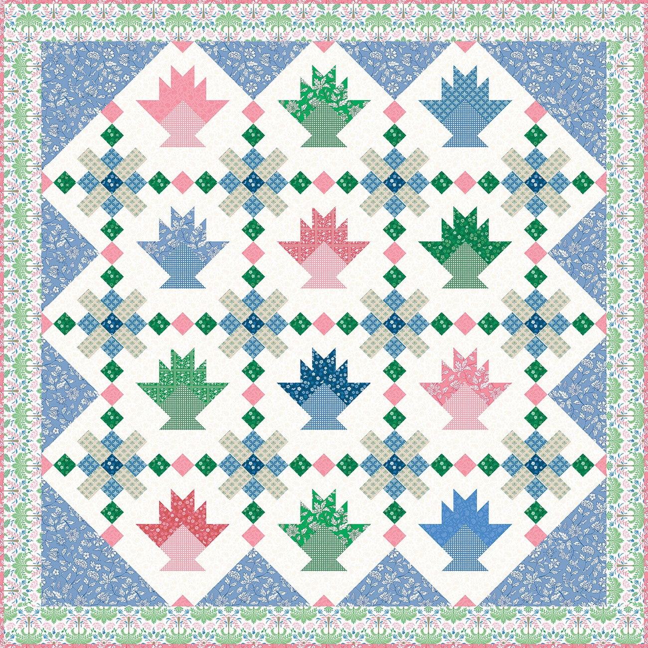 Amanda Niederhauser Welcome Basket Quilt Pattern