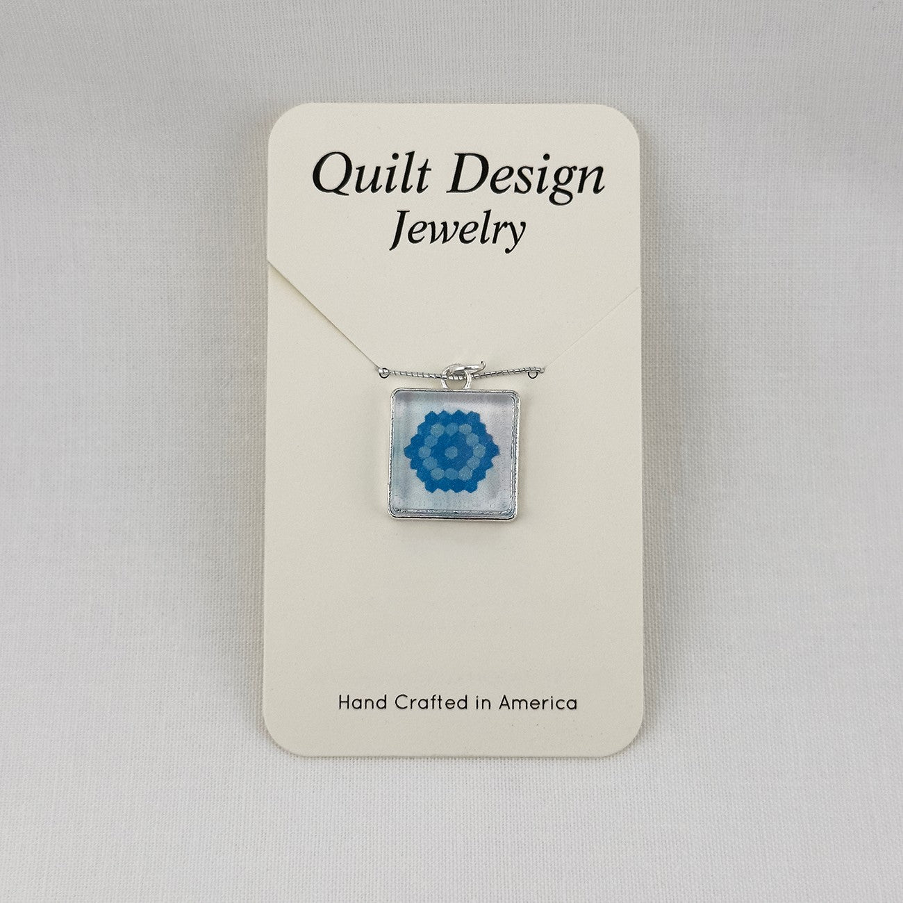 Quilt Pendants Grandma's Flower Garden