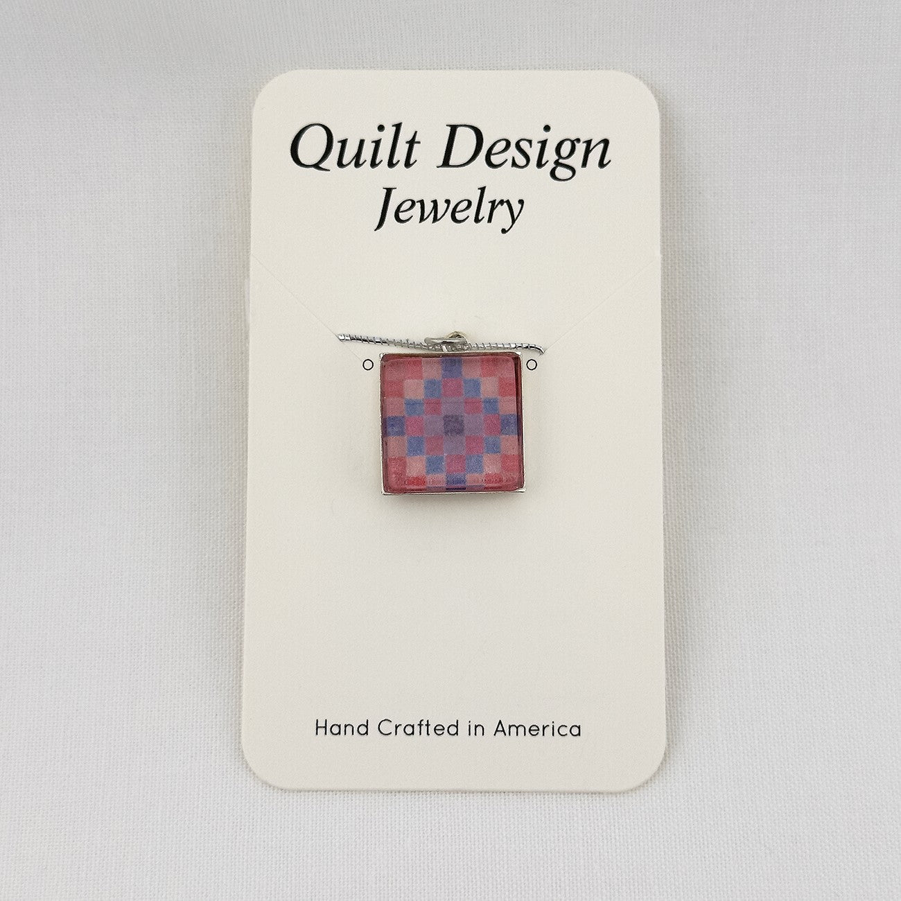 Quilt Pendants Trip Around the World Peach