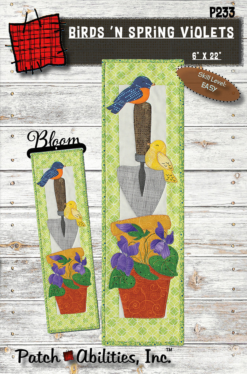 Birds n Spring Violets