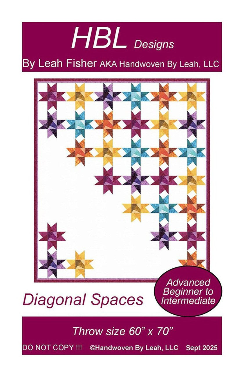 HBL Designs Diagonal Spaces Quilt Pattern