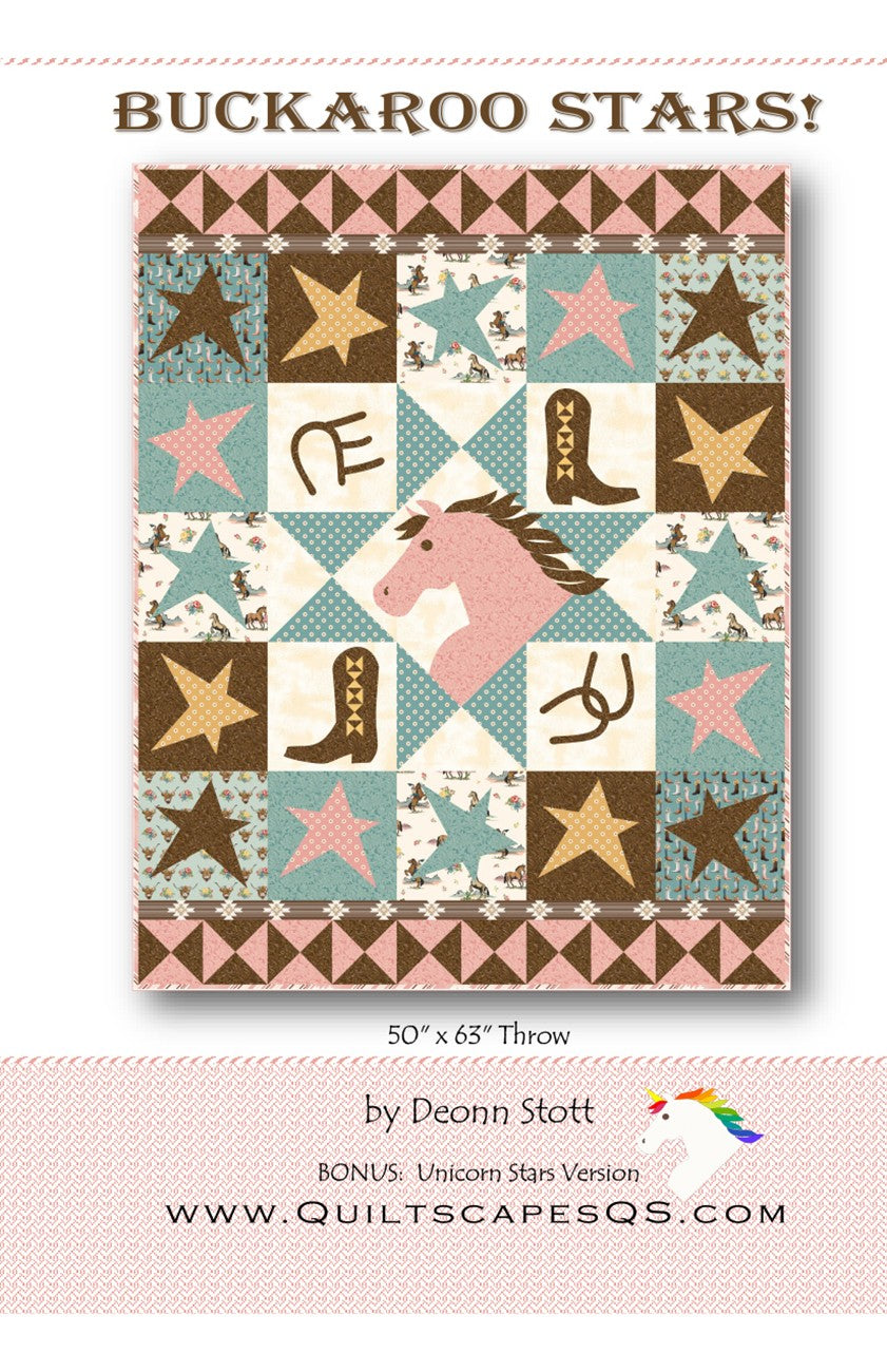 Quiltscapes Buckaroo Stars Quilt Pattern