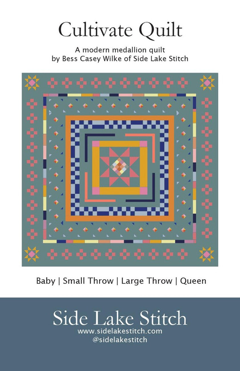 Side Lake Stitch Cultivate Quilt Pattern