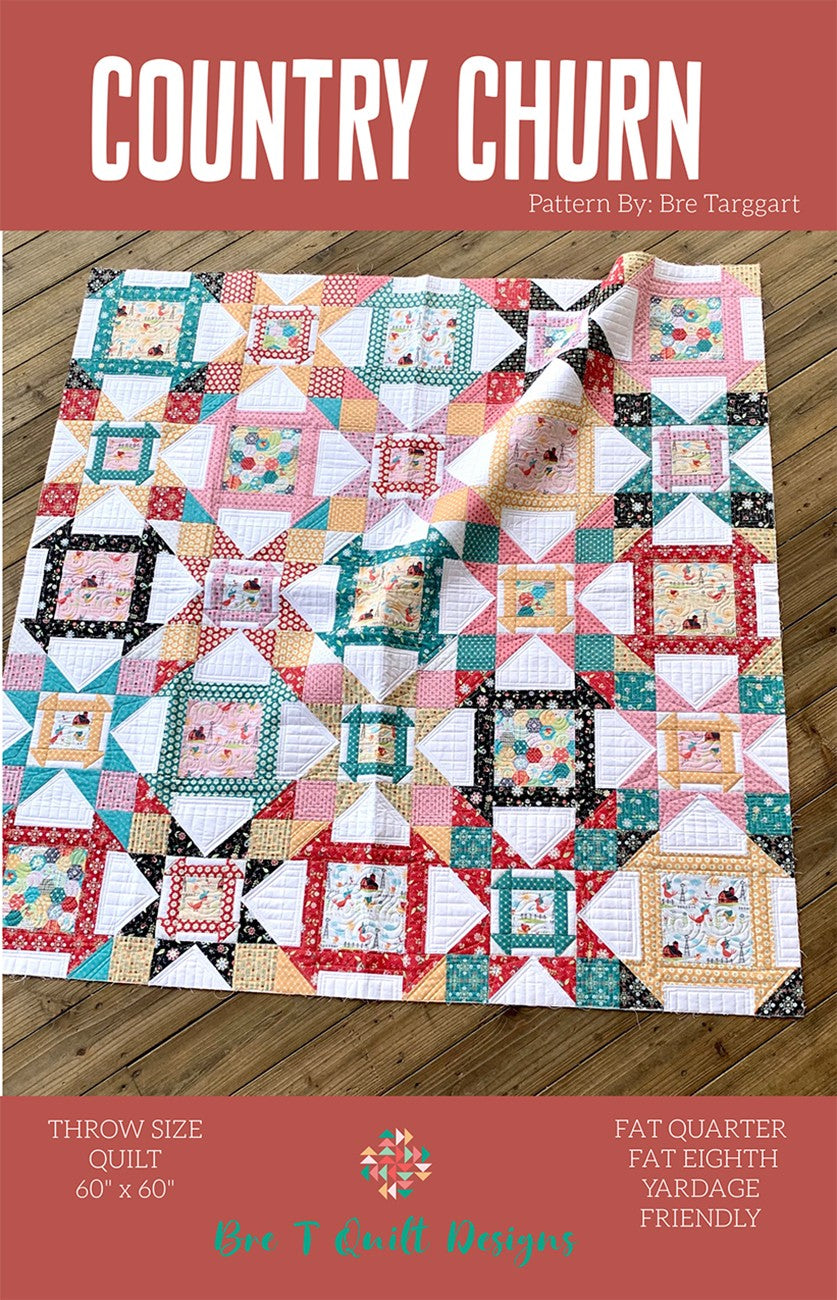 Bre T Quilt Designs Country Churn Quilt Pattern