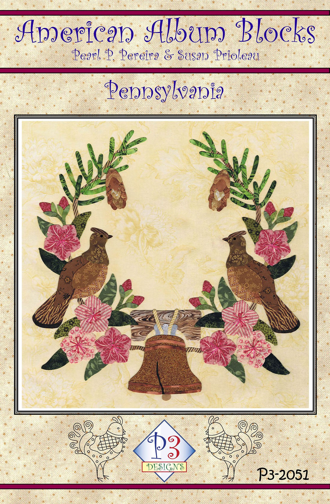 American Album Block of the Month Pennsylvania - Keystone State Block 51