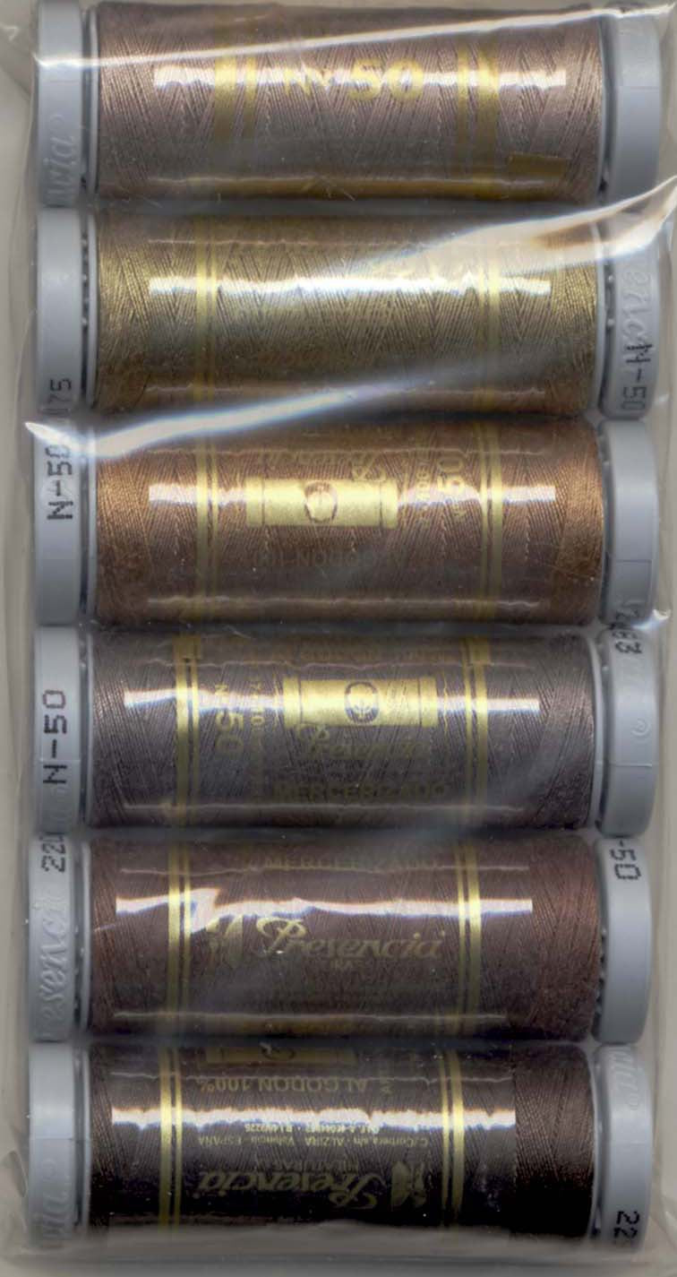 Jo Morton Cotton Sewing Thread Sampler Earth