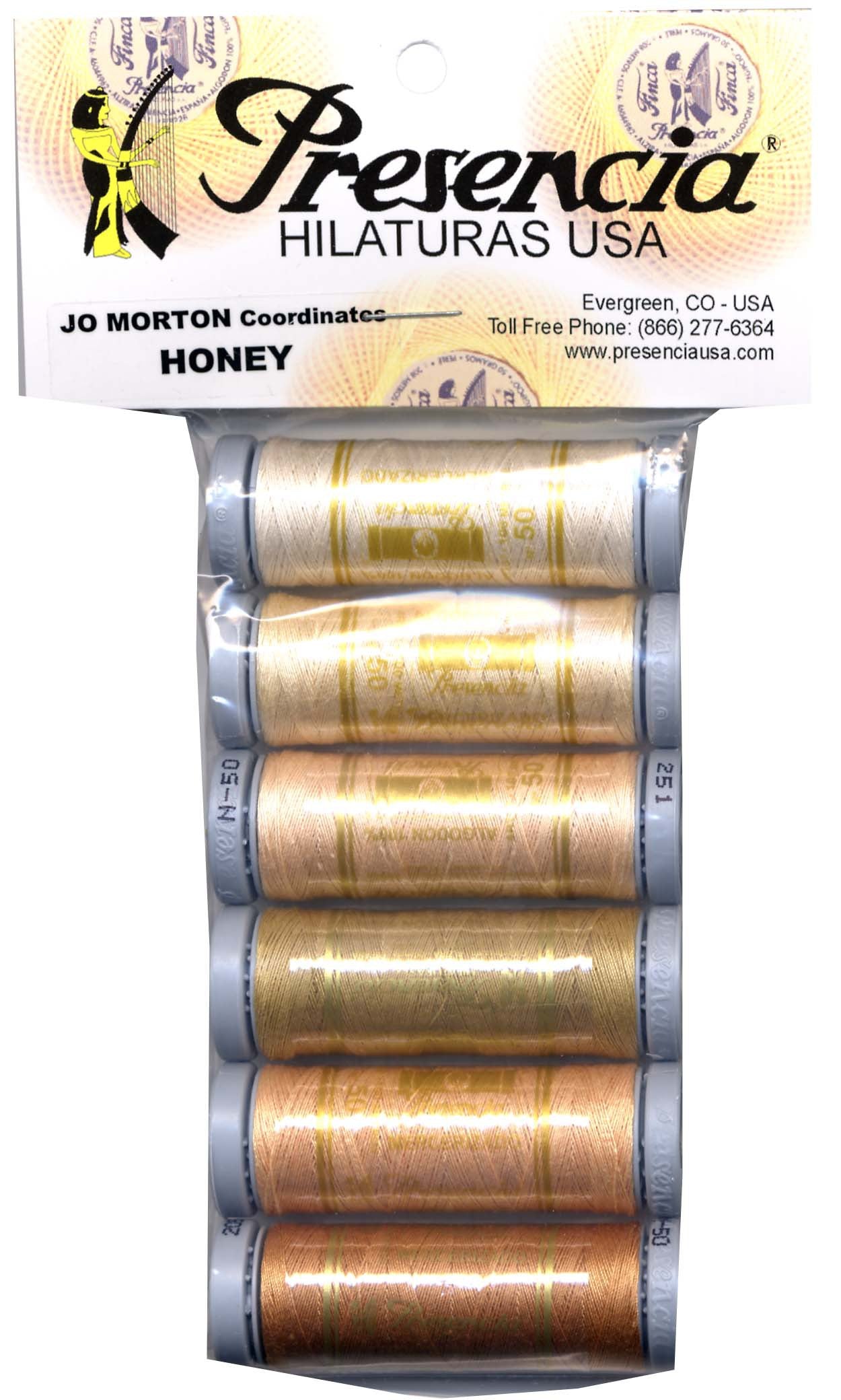 Jo Morton Cotton Sewing Thread Sampler Honey